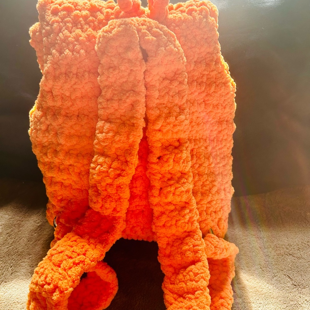 Small Orange Backpack - Picture 2 of 4